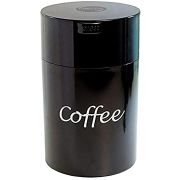 TightVac CoffeeVac Storage Container 500 g, Black With Text