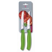 Victorinox Swiss Classic tomatkniv 11 cm 2 st, grön