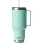 Yeti Rambler Straw Mug isolerad resemugg 1 l, Seafoam