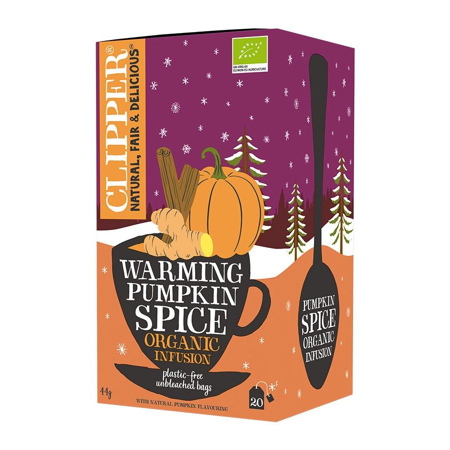 Clipper Warming Pumpkin Spice Organic Infusion 20 tepåsar