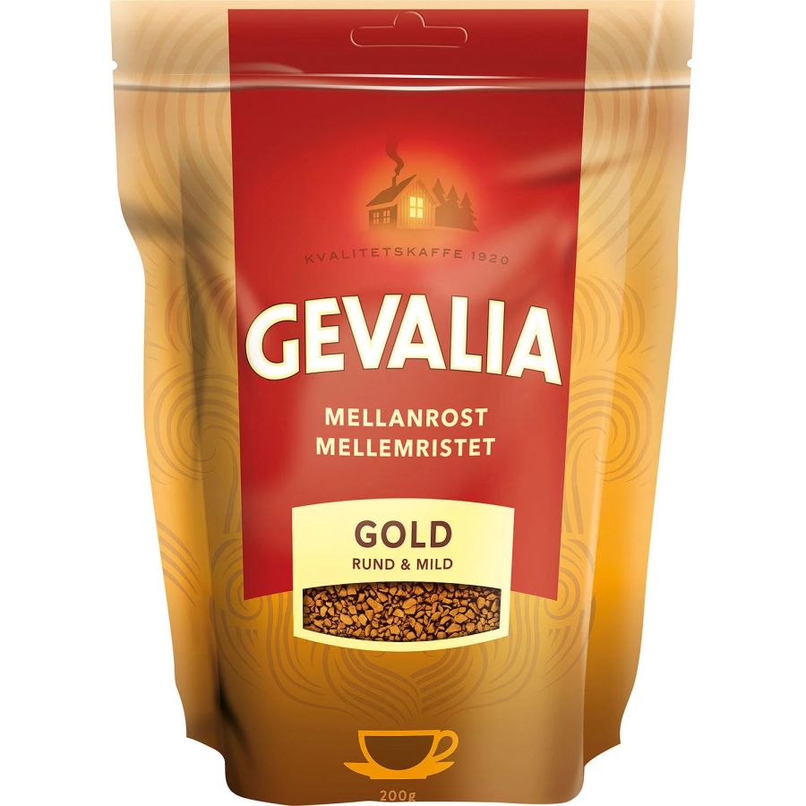 Gevalia Mellanrost Gold snabbkaffe 200 g