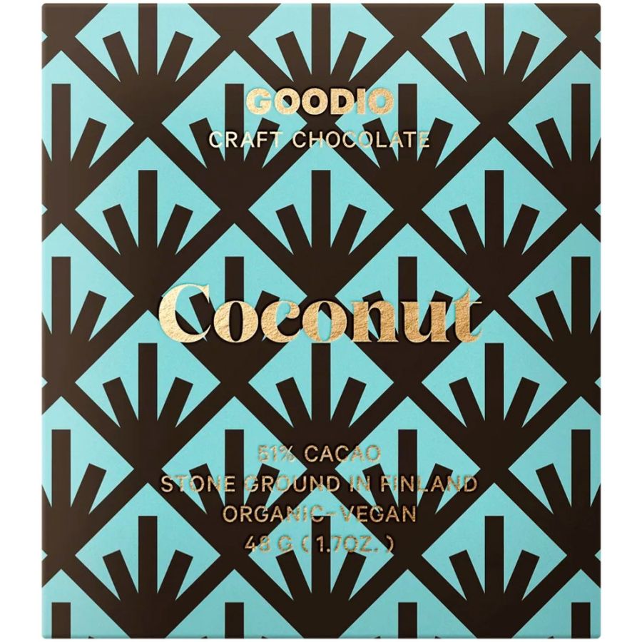 Goodio Coconut ekologisk choklad 51%, 48 g