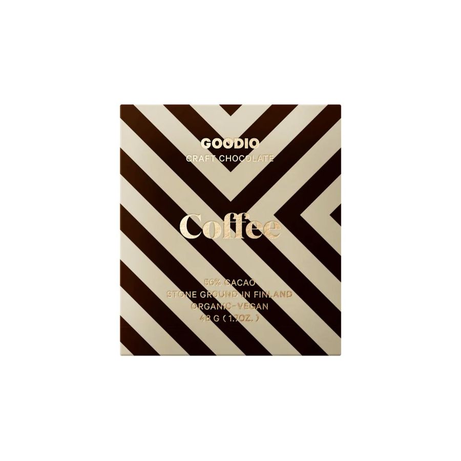 Goodio Coffee ekologisk choklad 56%, 48 g