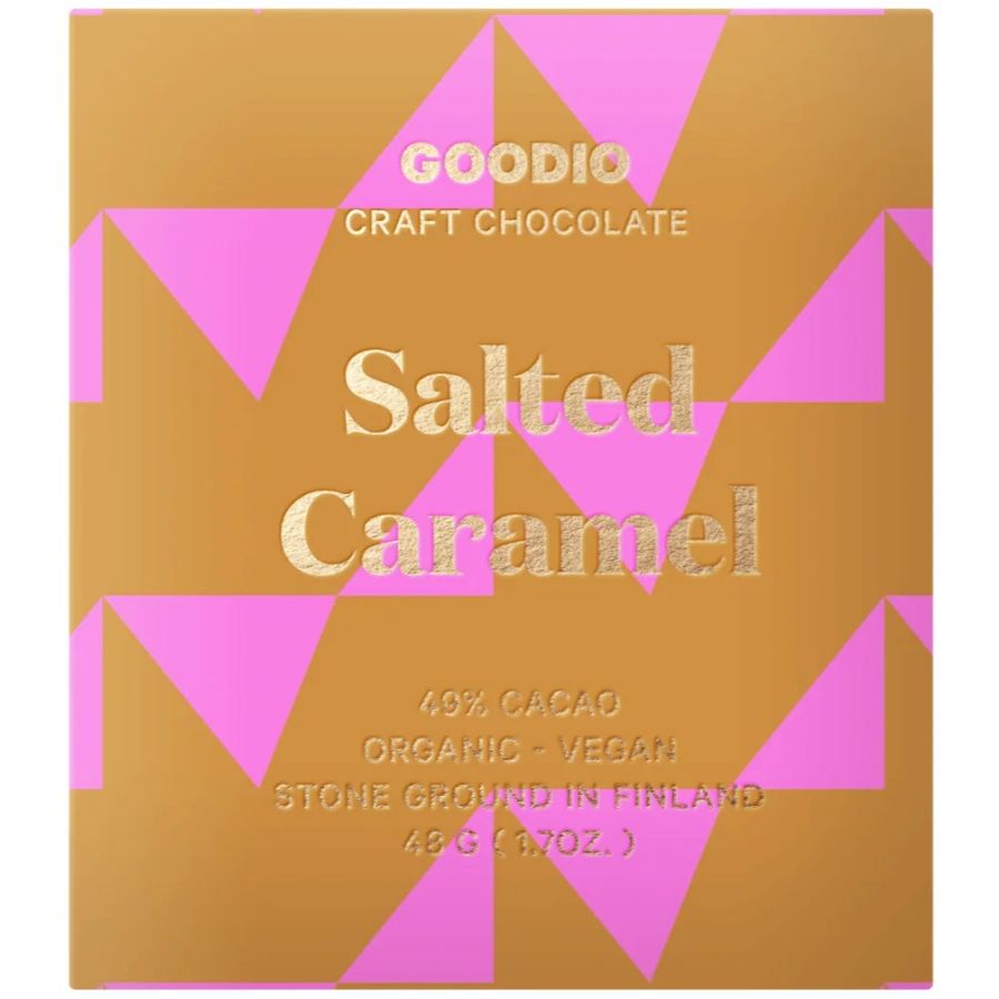 Goodio Salted Caramel ekologisk choklad 49%, 48 g