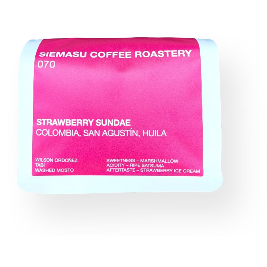 Siemasu Coffee Strawberry Sundae, Colombia 250 g kaffebönor