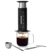 Aeropress Steel kaffebryggare i stål, svart