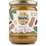 Biona Peanut Butter Smooth osaltat jordnötssmör 500 g